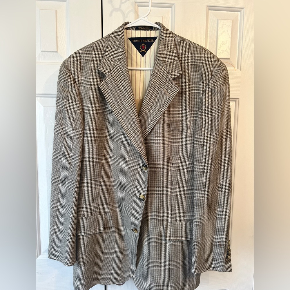 Vintage Tommy Hilfiger Classic Houndstooth Blazer